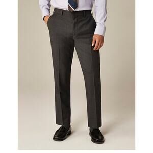 J.Crew Ludlow Slim-fit suit pant Italian stretch worsted wool blend Grey 31